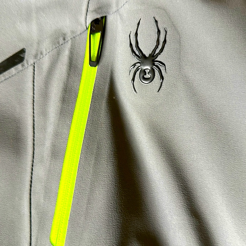 Men spyder grey ski jacket and pants large
